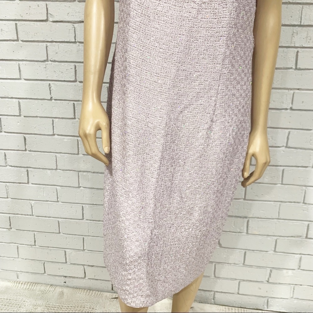 St. John Hansh Sequin-Knit Cocktail Dress - Picture 4 of 11